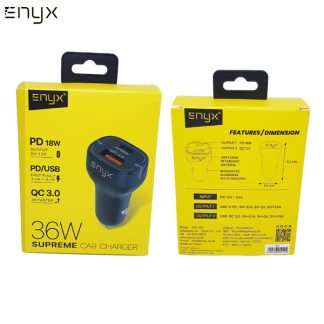 ที่ชาร์จในรถ 36W ENYX SUPREME CAR CHARGER USB-C PD 18W + USB QC 3.0