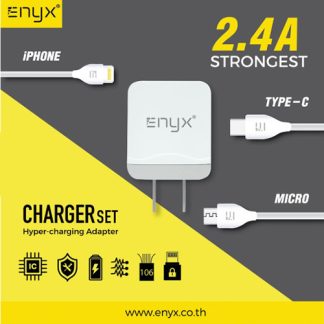 ENYX Charger set 2.4A+สายชาร์จ iPhone