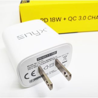 ENYX EA-07 หัวชาร์จ Adapter USB-C PD 18W + USB รองรับชาร์จเร็วแบบ QC 3.0 จาก Qualcomm