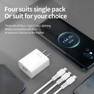 ชุดชาร์จเร็ว Sendem 2.4A Smart adapter kit SDM-C68 ประกันศูนย์ 1 ปี