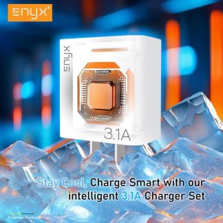 ชุดชาร์จ ENYX S-2Xs 3.1A รองรับการชาร์จเร็ว 20W สายชาร์จพร้อมหัวชาร์จในกล่องเดียว