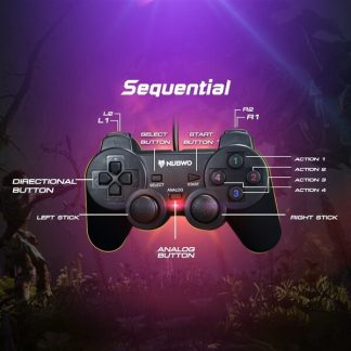 จอยเกมส์ จอยคอม Nubwo NJ-43 D-Input Controller ใช้งานกับระบบ Windows ได้