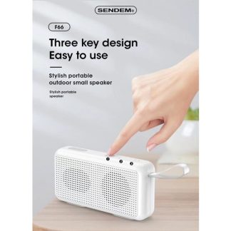 ลำโพงบลูทูธ SENDEM SDM-F66 Wireless Speaker แบบพกพา เวอร์ชั่น 5.0 ประกันศูนย์ 1 ปี