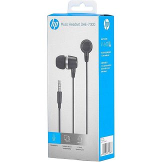 หูฟังแบบมีสาย HP Wired Earphones รุ่น  DHE-7000 มีไมโครโฟนในตัว เสียงเบสแน่น