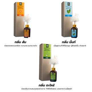 ก้านไม้หอมระเหย ก้านไม้ปรับอากาศ Inspire by nature เกรดพรีเมี่ยม  40 ml