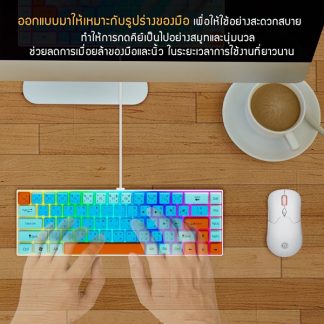 คีย์บอร์ดเกมมิ่ง Neolution E-Sport Candy Blue Orange Green