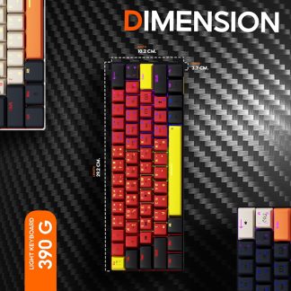 คีย์บอร์ดเกมมิ่ง Neolution E-Sport PATHEON PBT Double shot