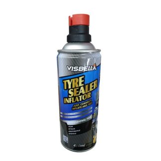 สเปรย์ปะยางฉุกเฉิน VISBELLA Tyre Sealer Inflator ช่วยปะ ยางรั่ว ยางแบน พร้อมเติมลมให้กับรถ